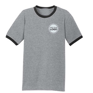 Camiseta Ringer de Peso Medio, Manga Corta, con Logotipo Personalizado, de Polialgodón - Product Image 1