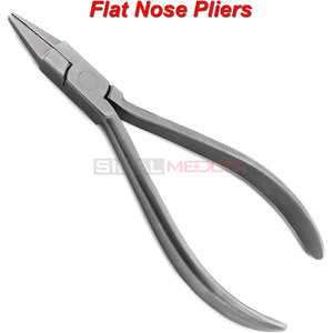 Professional Dental <b>Flat</b> <b>Nose</b> <b>Pliers</b> Orthodontics <b>Flat</b> <b>Nose</b> <b>Plier</b> Stainless Steel Bulk Manufacturer Medic Instruments - Product Image 4