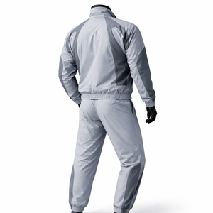 Premium Nylon Panel Work Windbreaker <b>Set</b> Custom Wholesale Factory Supplier USA Casual Winter Streetwear Jacket Pants Outfit - Product Image 5