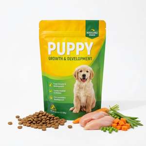 Alimento Probiótico Natural para Perros, Alimento Liofilizado, Alimento para Gatos con Alto Contenido de Proteínas, Alimento para Gatos Sin Granos, 20 kg, Alimento Seco para Mascotas, Sabor a Pollo, CE - Product Image 1