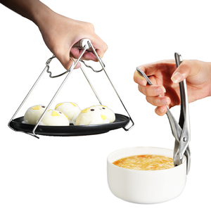 Penjepit piring anti panas, Stainless steel anti panas klip gripper penjepit untuk piring panas bergerak - Product Image 1