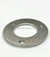 Plaque de base en acier inoxydable pour tube rond de balustrade, raccords à bride pour tube de rampe d'escalier