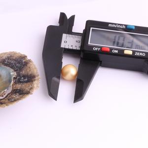 ไข่มุกน้ำจืดสีทองขนาด 12-14 มม. แบบไม่มีตำหนิ ไข่มุกเดี่ยวสำหรับงาน DIY อุปกรณ์ทำเครื่องประดับ - Product Image 4