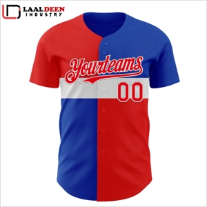 Ensembles d'uniformes de baseball personnalisés avec impression par sublimation du nom de l'équipe, du logo et du numéro. Créez vos propres uniformes de baseball et de softball. - Product Image 4