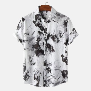 Nouvelles Chemises Hawaïennes en Coton Personnalisées pour Hommes 2026 – Vente en Gros, Imprimées, Manches Courtes, Écologiques, Respirantes, Séchage Rapide, Idéales pour les Vacances d'Été - Product Image 5