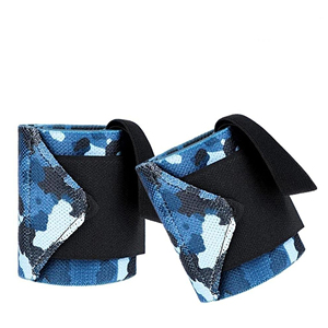 สายรัดข้อมือแบบใหม่ ดีไซน์ unisex สีน้ำเงิน สำหรับฟิตเนส ยกน้ำหนัก ระบายอากาศได้ดี กันลื่น รองรับข้อมือ ผลิตในประเทศปากีสถาน - Product Image 1