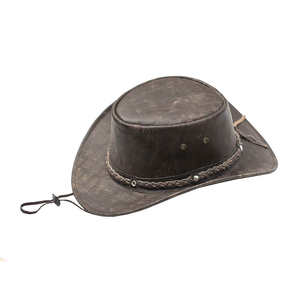 Sombreros Vaqueros Occidentales para Hombre, Cuero Genuino, Estilo Mexicano, Invierno, Colores Personalizados, Nuevos, Logotipo Personalizado para Adultos - Product Image 4