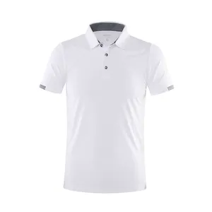 Polo Rojo de Manga Corta para Hombre, Corte Regular, Secado Rápido, Tejido de Punto, Color Sólido, Estilo Casual - Product Image 2