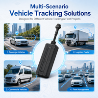 Pelacak Kendaraan KS TRACK KS199-4G 4G LTE GPS dengan Alarm Geofence, Kontrol Jarak Jauh, Pemasangan di Dashboard, Penentuan Posisi LBS, dan Aplikasi PC Android