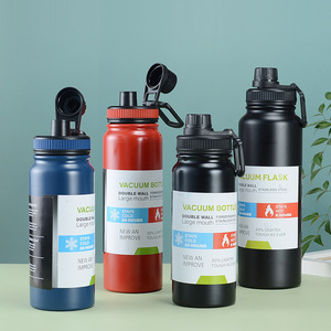 Botella térmica de acero inoxidable de 20 oz con doble pared y aislamiento al vacío - Product Image 2