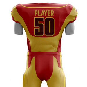 Nouveaux uniformes de football américain personnalisés pour les jeunes, nom de l'équipe, taille XL, faible MOQ, technique de sublimation, pas cher - Product Image 2