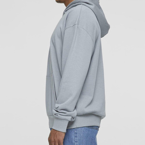In Stock Trending <b>Oversized</b> Pullover <b>Hoodie</b> For Men 100% Soft Cotton Streetwear With Customize Logo & Digital Printing - Product Image 4