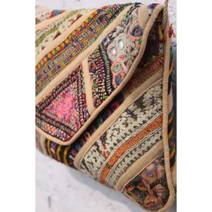 Bohemian Tribal Hand Embroidery Banjara Casual Fashion Open Closure <b>Chains</b> Patchwork <b>Mirror</b> Work Clutch Purse - Product Image 2