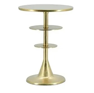 Casting Aluminium Coffee <b>Table</b> with <b>White</b> Marble Top Contemporary Living Room Furniture Decorative Center <b>Table</b> - Product Image 4