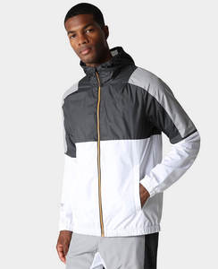 Veste coupe-vent à manches longues en vrac de qualité supérieure avec fermeture éclair pour course à pied Logo personnalisé Veste d'extérieur pour hommes - Product Image 2