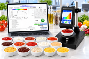 400-700nm Color Spectrophotometer CIELAB ΔE Color Measurement Instrument for Powder Plastic Paint Textile Food - Product Image 5