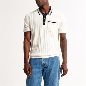 T-shirt décontracté pour homme, respirant, 100 % coton, à manches courtes, avec poche, motif uni, grande taille, pour l'entraînement sportif, 220g - Product Image 1