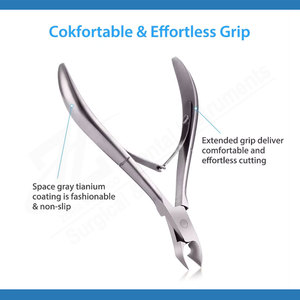 Luxury <b>Pink</b> Stainless Steel Cuticle Nipper Wide Jaw Opening Sharp Manicure Cutter Waterproof Dead Skin Trimmer Professional - Product Image 5