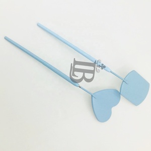 กระจกต่อขนตา Blue Heart รุ่นยอดนิยม กระจกต่อขนตาทรงสี่เหลี่ยมสีน้ำเงิน กระจกต่อขนตาทรงหัวใจสแตนเลสคุณภาพสูง - Product Image 2