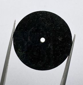 หน้าปัดนาฬิกาพร้อมกลไก NH35 หินอ่อนสีดำธรรมชาติ ขนาด 28.5 มม. หนา 1 มม. ดีไซน์คลาสสิก สวยหรู สำหรับทำนาฬิกา - Product Image 1