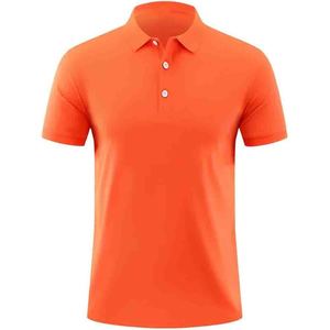 Polo à col pour homme, manches courtes, 100% coton, décontracté, respirant, pour le golf - Product Image 6