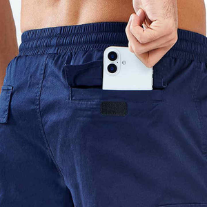 Servicio OEM, Pantalones Cortos Casuales para Hombre, Talla Grande, Estilo Vintage, Hasta la Rodilla, Secado Rápido, Cierre con Cordón, Diseño Personalizado, Color Sólido - Product Image 5