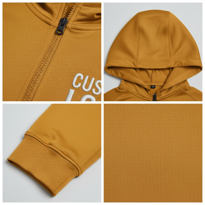 Sweat à capuche zippé pour homme, logo personnalisé, sweat à capuche pour entraînement en salle de sport, vêtements de sport OEM - Product Image 6
