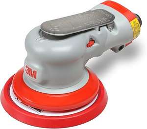 Mejor lijadora neumática de palma OEM personalizable, paquete doble, motor orbital aleatorio sin engranajes, disco de 3.5 pulgadas, agarre en ángulo recto, 3 años de garantía - Product Image 2