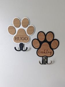 Modern Wooden <b>Key</b> Storage Rack with Metal Hooks for Entryway Hallway Home Organization - Product Image 5