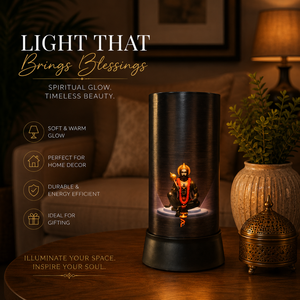 Lord Hanuman LED <b>Table</b> <b>Lamp</b> Divine Bajrangbali Spiritual Night Light Decorative Religious Lighting for Bedroom Temple Meditation - Product Image 4
