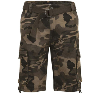 Shorts cargo pour hommes, couleur unie, logo personnalisé, fabrication en usine, vente en gros OEM, 100% coton, multi-poches, imperméables, séchage rapide - Product Image 6