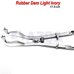 Pinza de Acero Inoxidable con Empuñadura de Goma Color Marfil, Pinza Dental Endodóntica Premium, Instrumento de Restauración de Precisión - Product Image 5