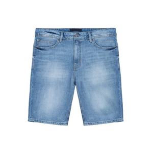 2026 Wholesale Loose Fit Denim Shorts <b>Men</b> Knee Length Blue <b>Jeans</b> 100% Cotton Breathable Quick Dry OEM Service Reasonable Price - Product Image 1