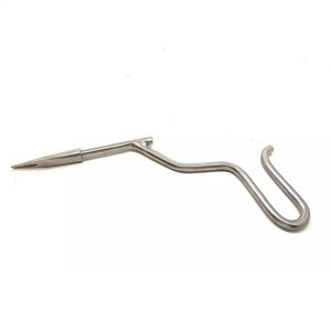 Aiguille à os canulée manuelle en acier inoxydable de haute qualité, instrument chirurgical orthopédique certifié CE - Product Image 1