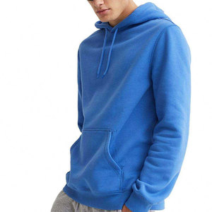 Sudadera con Capucha Azul para Hombre, Corte Regular, Informal, Tejida, con Bolsillo Delantero, 100% Algodón, Material de Felpa, Alta Calidad - Product Image 6
