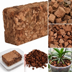Eco-Friendly Coconut <b>Coir</b> Chips Triple Washed Hydroponic Growing Medium Acidic pH Biodegradable Lightweight for Hydroponic - Product Image 6