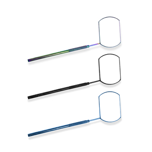 Miroir à cils en acier inoxydable de performance éprouvée avec poignée, design avancé et revêtement de couleur durable - Product Image 5