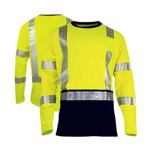Chaleco de Seguridad Reflectante de Alta Visibilidad para Hombre, Ropa de Trabajo Profesional, Resistente, para Exteriores, Camiseta Ligera Antiarrugas de Primera Calidad - Product Image 2