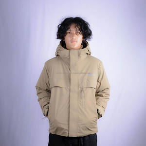 Doudoune à deux feux pour cet hiver Style décontracté à capuche avec fermeture à glissière en Gore-Tex - Product Image 4