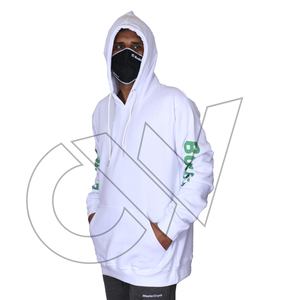 High Quality Winter Men's Hoodies <b>Sweatshirt</b> Polyester/Cotton Fleece Eco-Friendly Breathable Custom Front Logo Zipper-Up Hoodies - Product Image 4