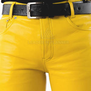 Pantalones de Cuero para Hombre Ligeros y Más Vendidos, Ropa Casual Lavada, Pantalones de Cuero para Hombre de Primera Calidad - Product Image 6