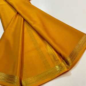 Chit Pallu Viskose-Seiden-Sari für Damen, 120g, leicht, schnelltrocknend, modern, für alle Jahreszeiten, Diwali, Freizeitkleidung, ethnische Mode - Product Image 3