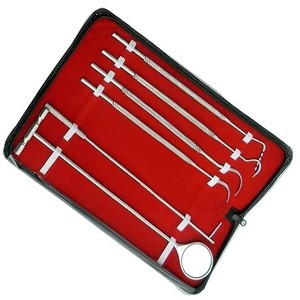 Kit Dental Equino Premium con Espejo, Sonda, Explorador y Instrumentos Veterinarios de Acero Inoxidable para el Cuidado Dental de Caballos - Product Image 2