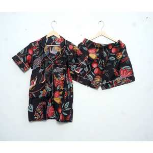 Conjunto de Pijama Corto de Algodón Cómodo para Mujer, Diseño Bonito con Bolsillos, Ropa de Dormir para Primavera/Verano, Lencería Sexy - Product Image 3