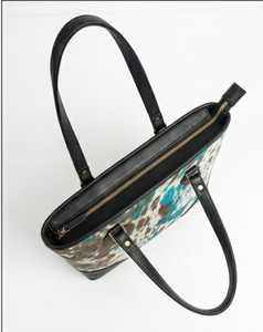 Sac fourre-tout de luxe pour femmes, en cuir de vachette véritable, couleur unie, fermeture à glissière, utilisation quotidienne, style toutes saisons - Product Image 3