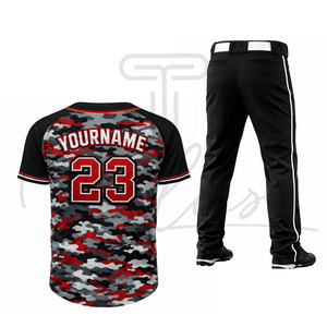 Uniforme de baseball personnalisé de haute qualité 2026 en gros, tenue de sport, uniforme de baseball 100 % polyester, OEM ODM - Product Image 6