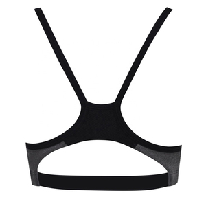 Pink Seamless Racerback Sports <b>Bra</b> Women Spandex/Polyester Quick Dry Breathable Medium Support Yoga Gym Fitness Heat-Transfer - Product Image 1
