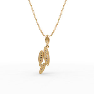 Pendentif en diamant CVD cultivé en laboratoire, style marquise, bijoux de luxe et uniques pour femmes - Product Image 5