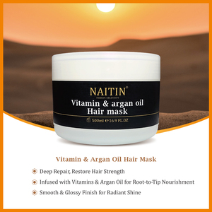 Série de soins capillaires NAITIN, shampoing moussant régulateur de sébum pour le cuir chevelu, revitalisant, traitement capillaire, formule concentrée à base de plantes - Product Image 5