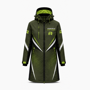Vestes longues en textile imperméables pour l'hiver, vêtements décontractés, prix raisonnable, vestes longues en textile avec impression de logo personnalisé - Product Image 1